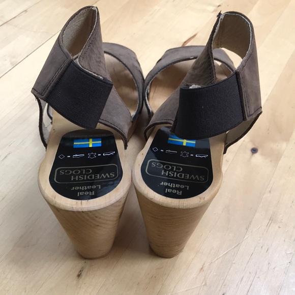 Swedish clogs open toe sandals made in Sweden - Picture 3 of 8